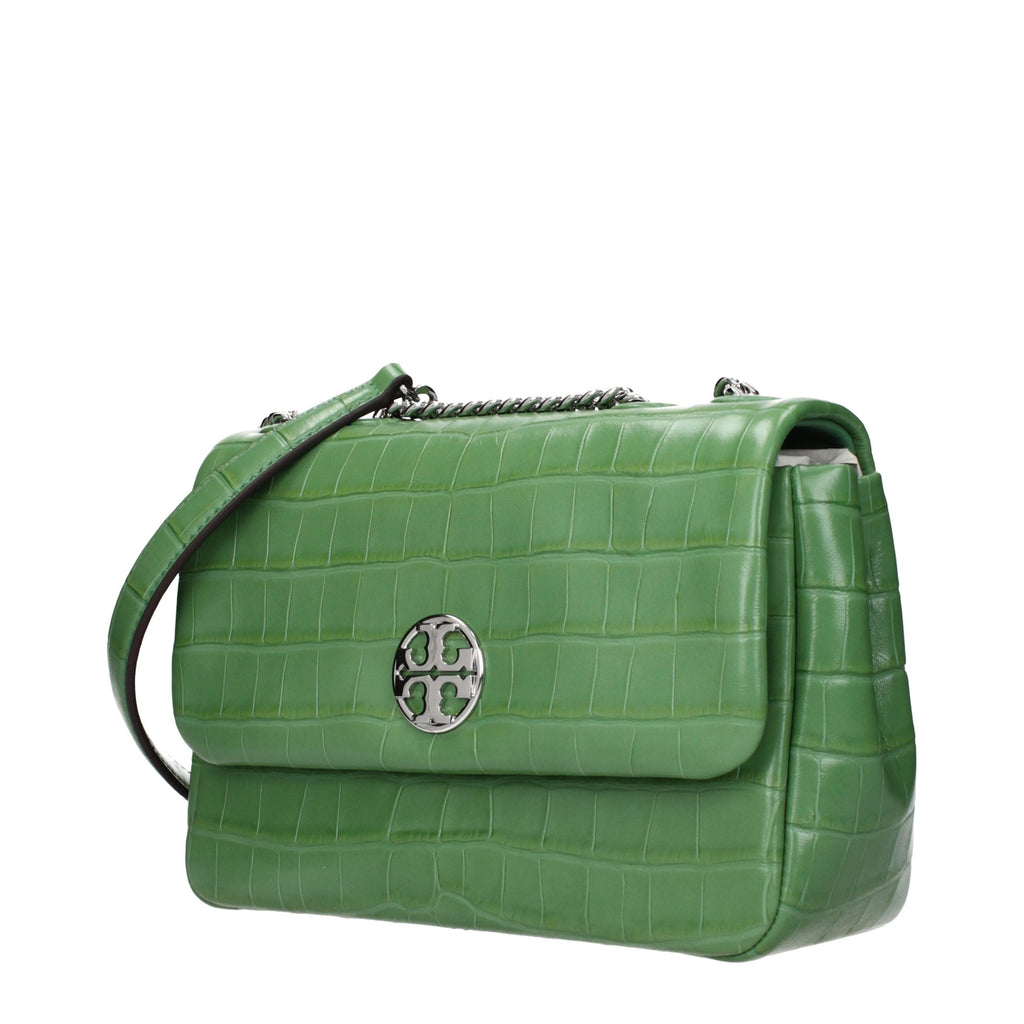 Green Leather Shoulder Bag