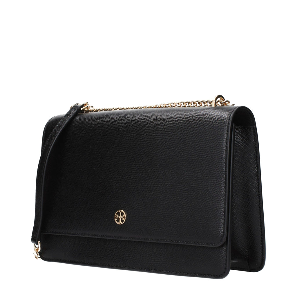 Black Leather Crossbody Bag