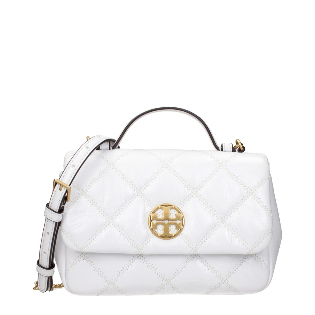 White Leather Handbag