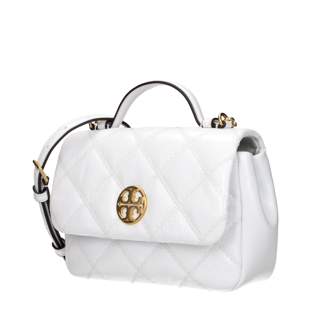 White Leather Handbag