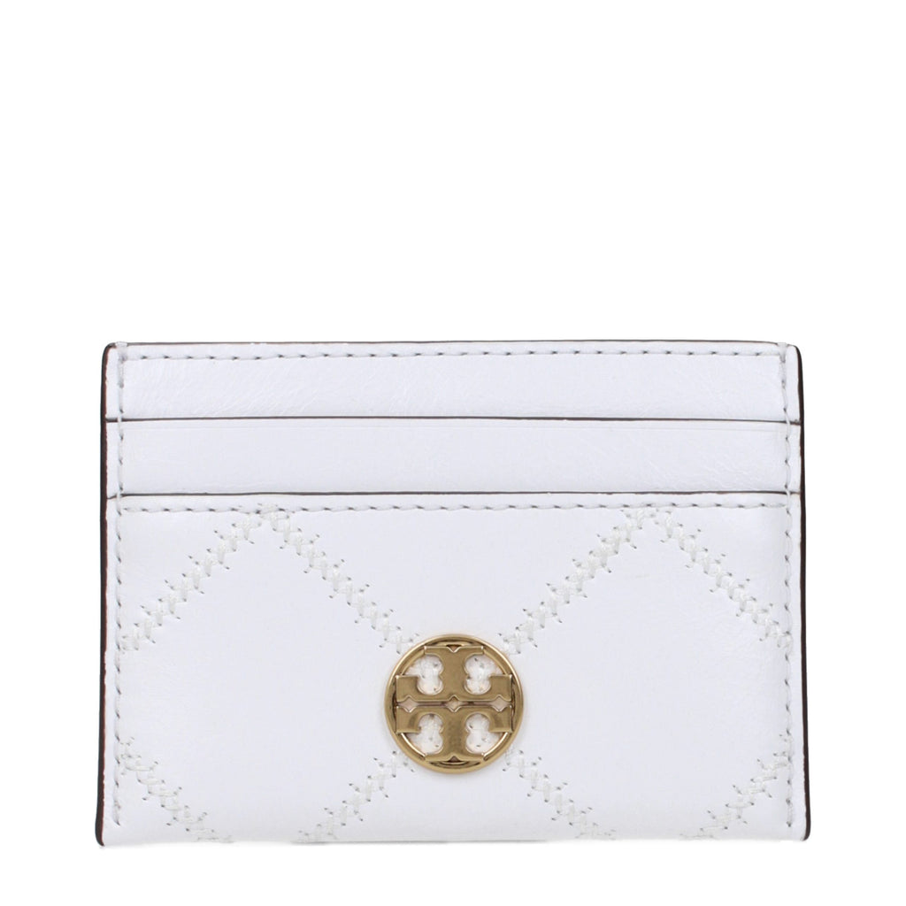 White Leather Cardholder