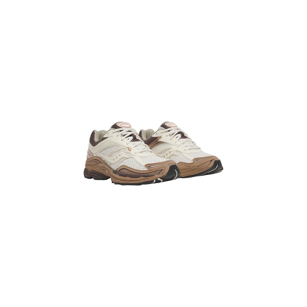 Beige Synthetic Athletic Sneakers
