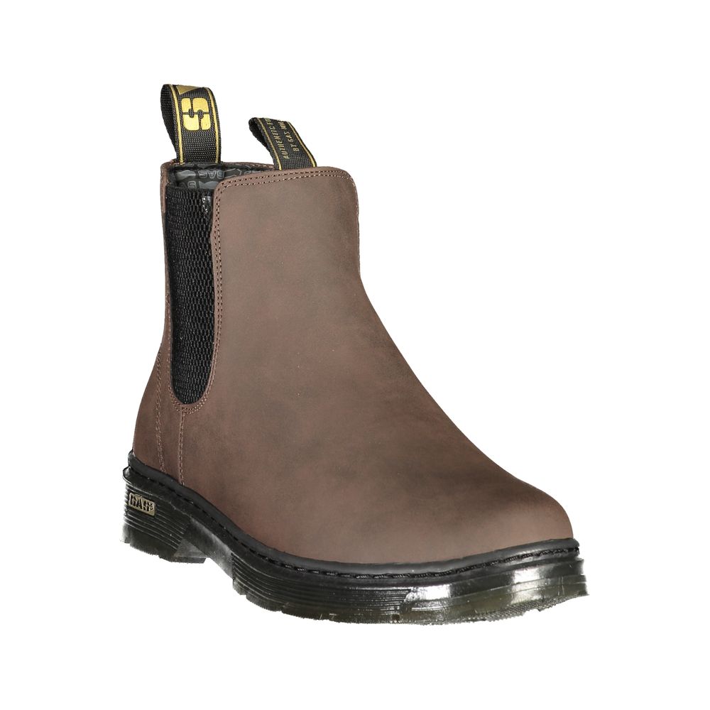 Brown Polyurethane Women's Boot