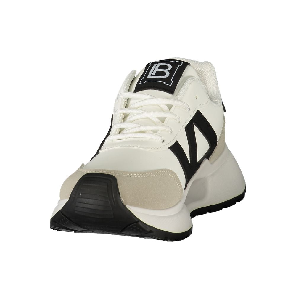 White Polyurethane Women's Sneaker