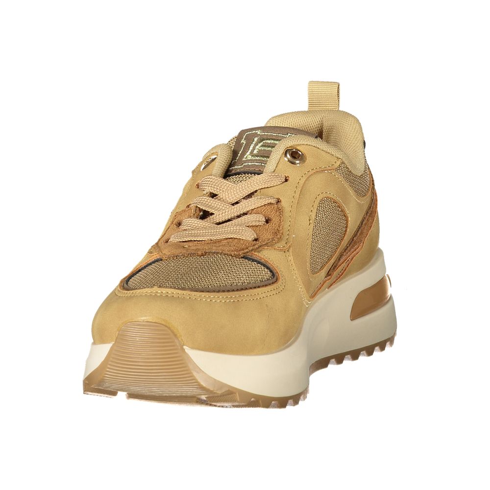 Brown Polyurethane Women's Sneaker