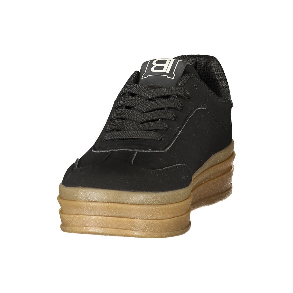 Nero Polyurethane Women's Sneaker