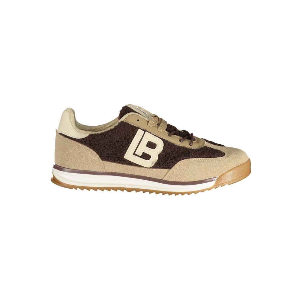 Brown Polyurethane Women's Sneaker