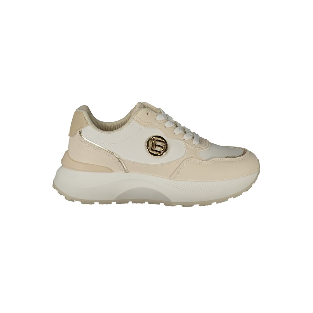 Beige Polyurethane Female Sneaker
