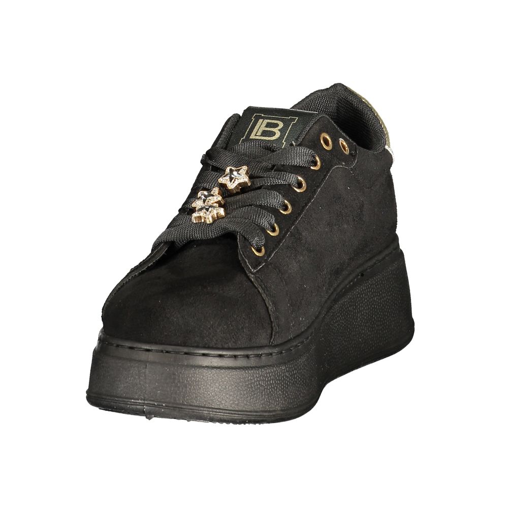 Nero Polyurethane Women's Sneaker