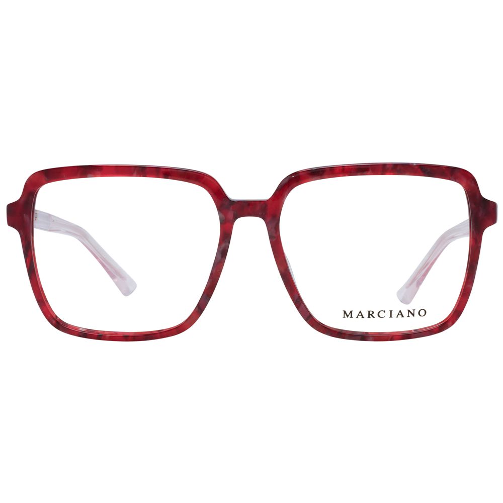 Burgundy Plastic Glasses (Frames)