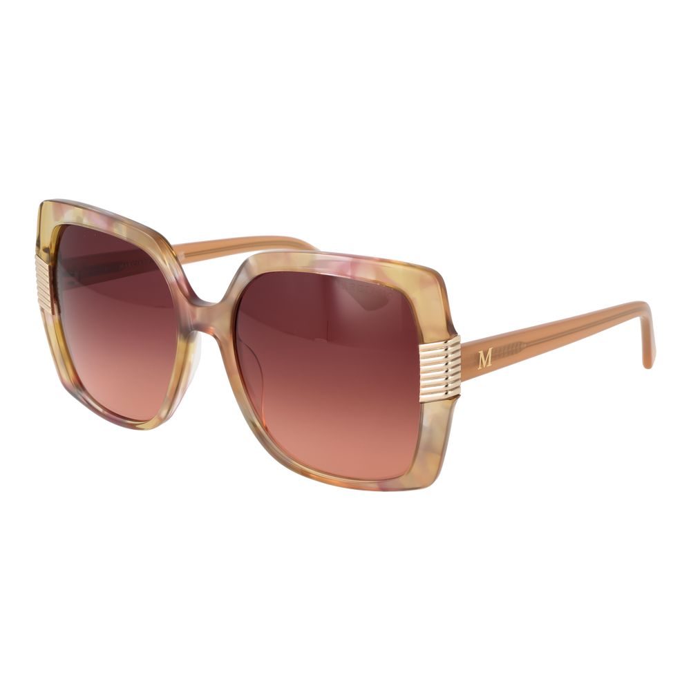 Beige Acetate Sunglasses