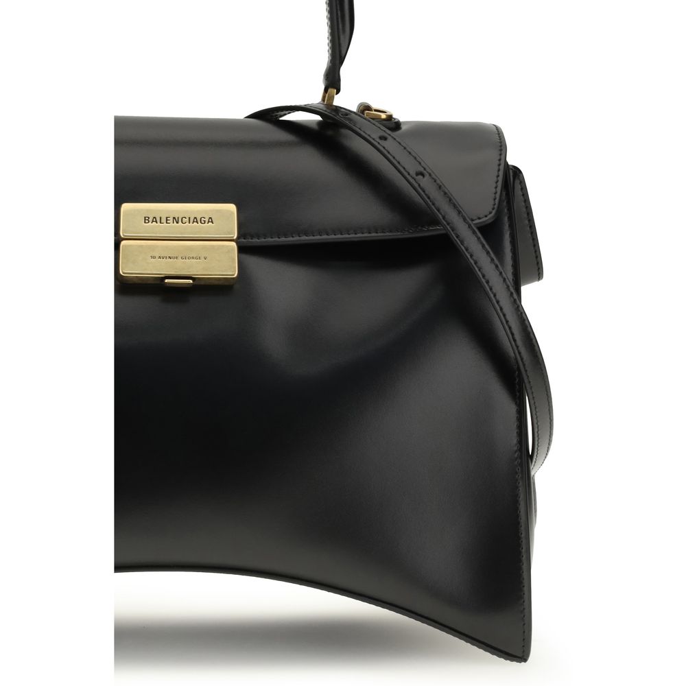 Black Calf Leather Bos Taurus Shoulder Bag