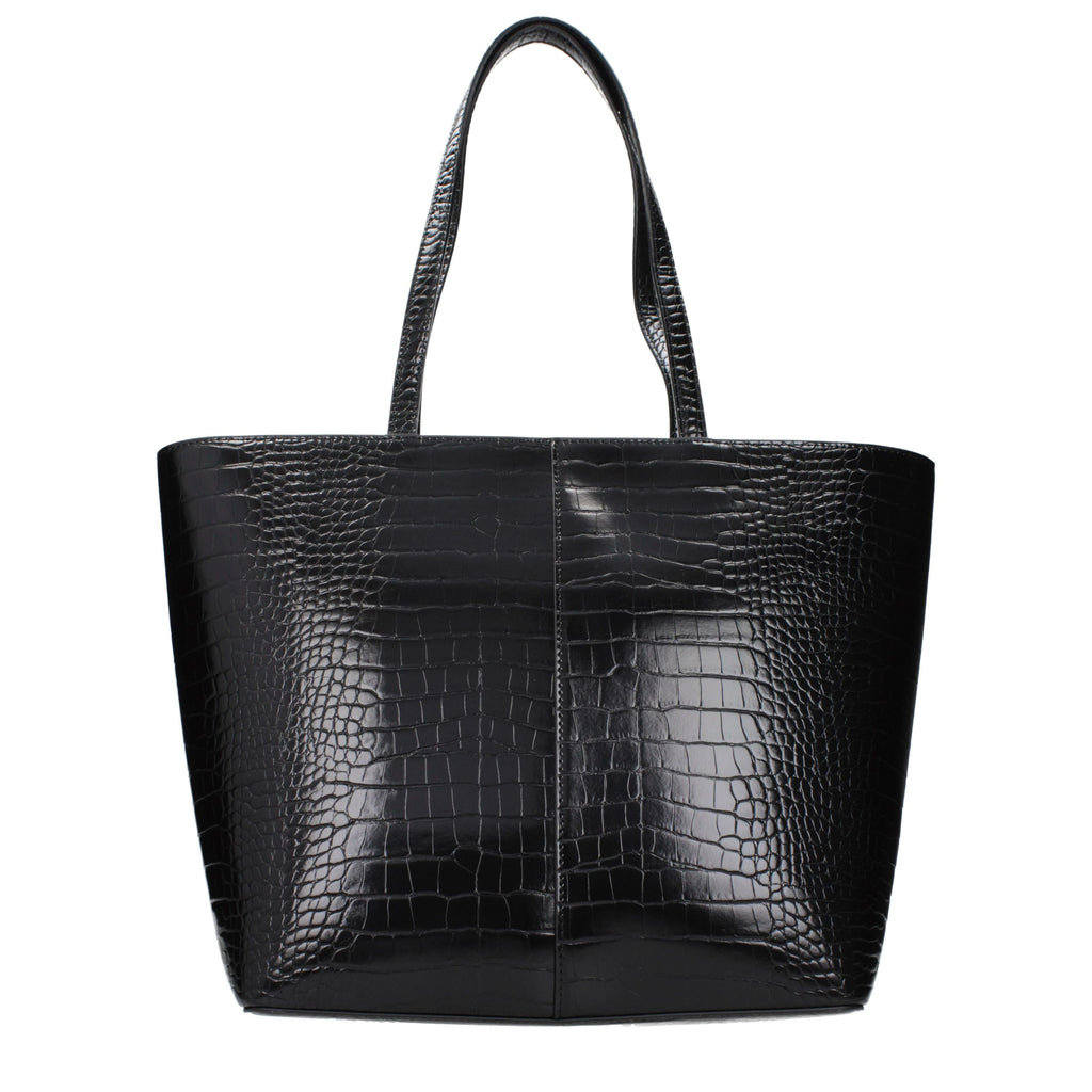 Black Polyethylene Shoulder Bag