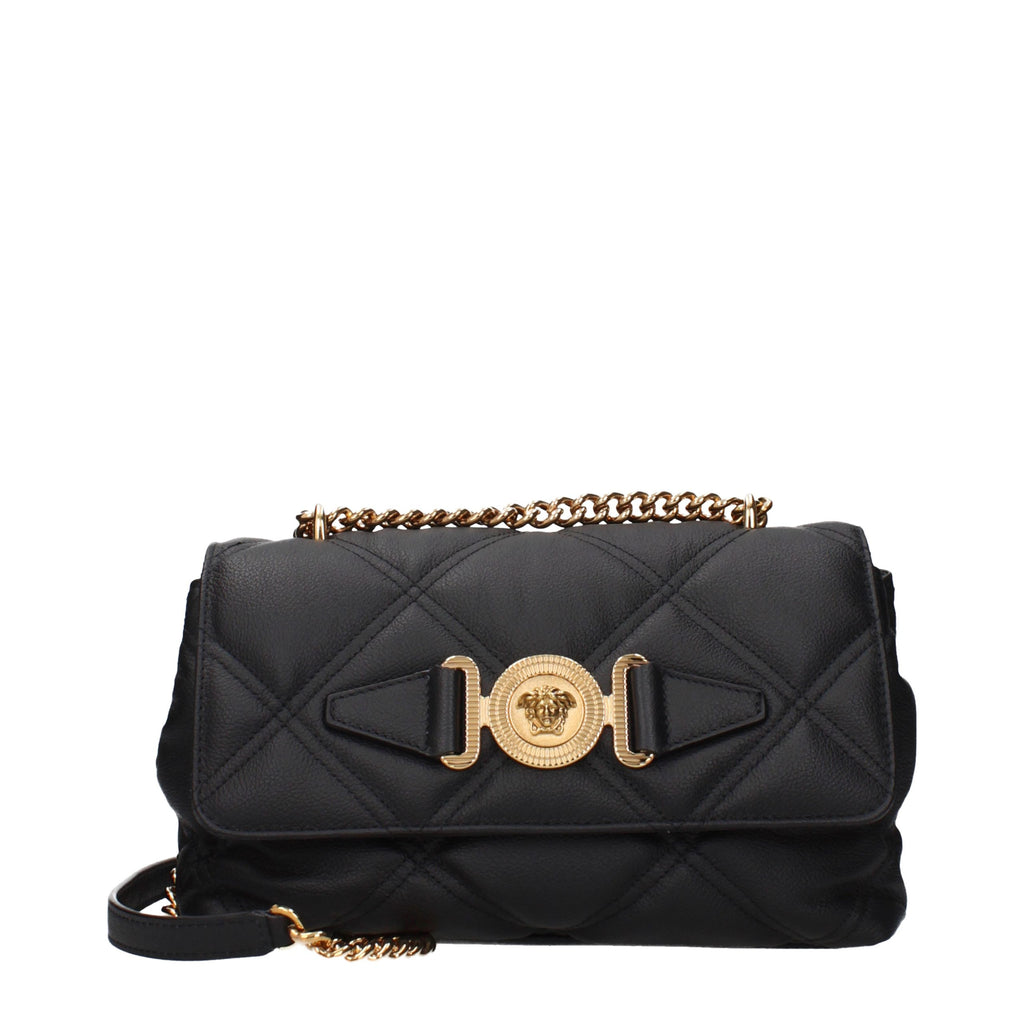Black Leather Shoulder Bag