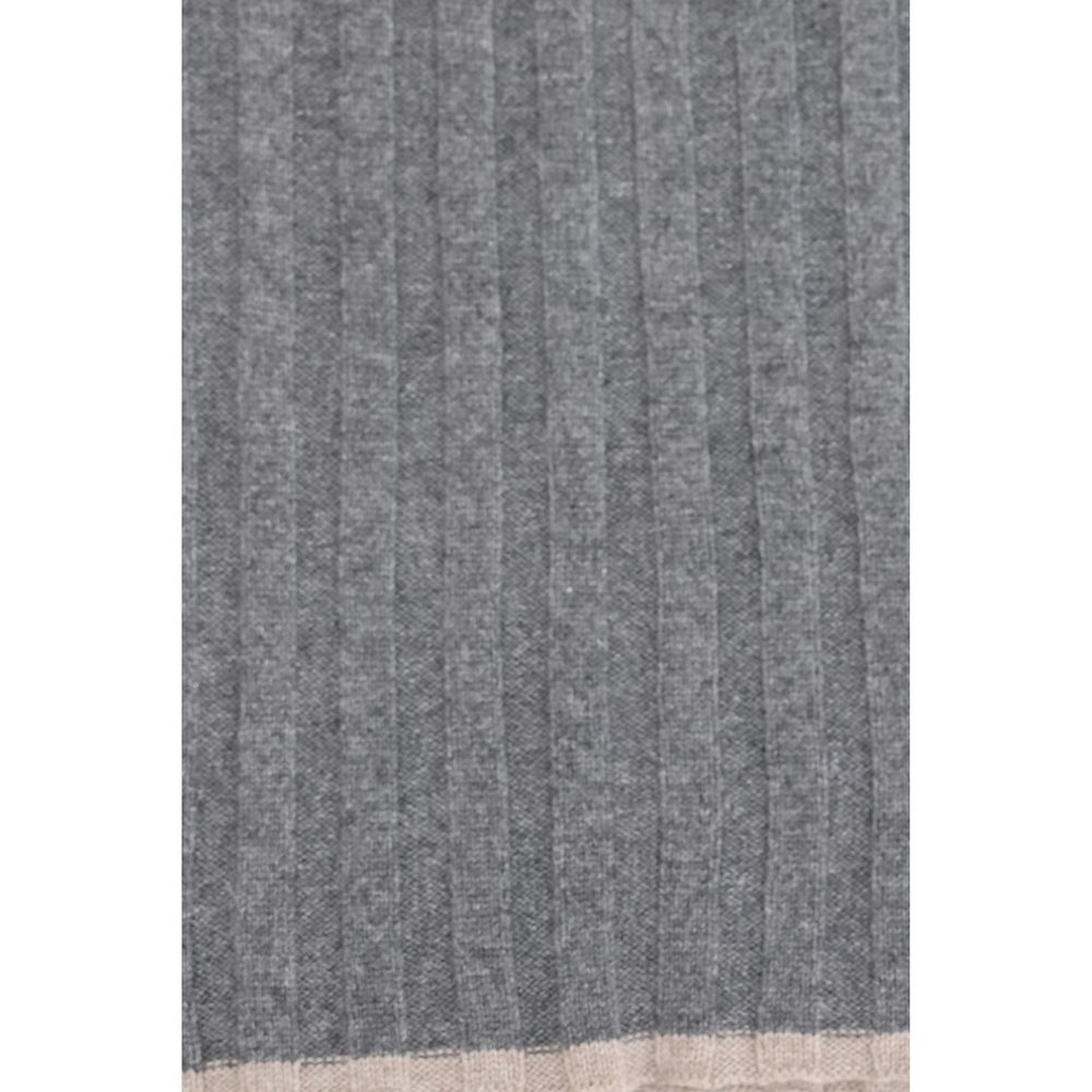 Gray Cashmere Scarf