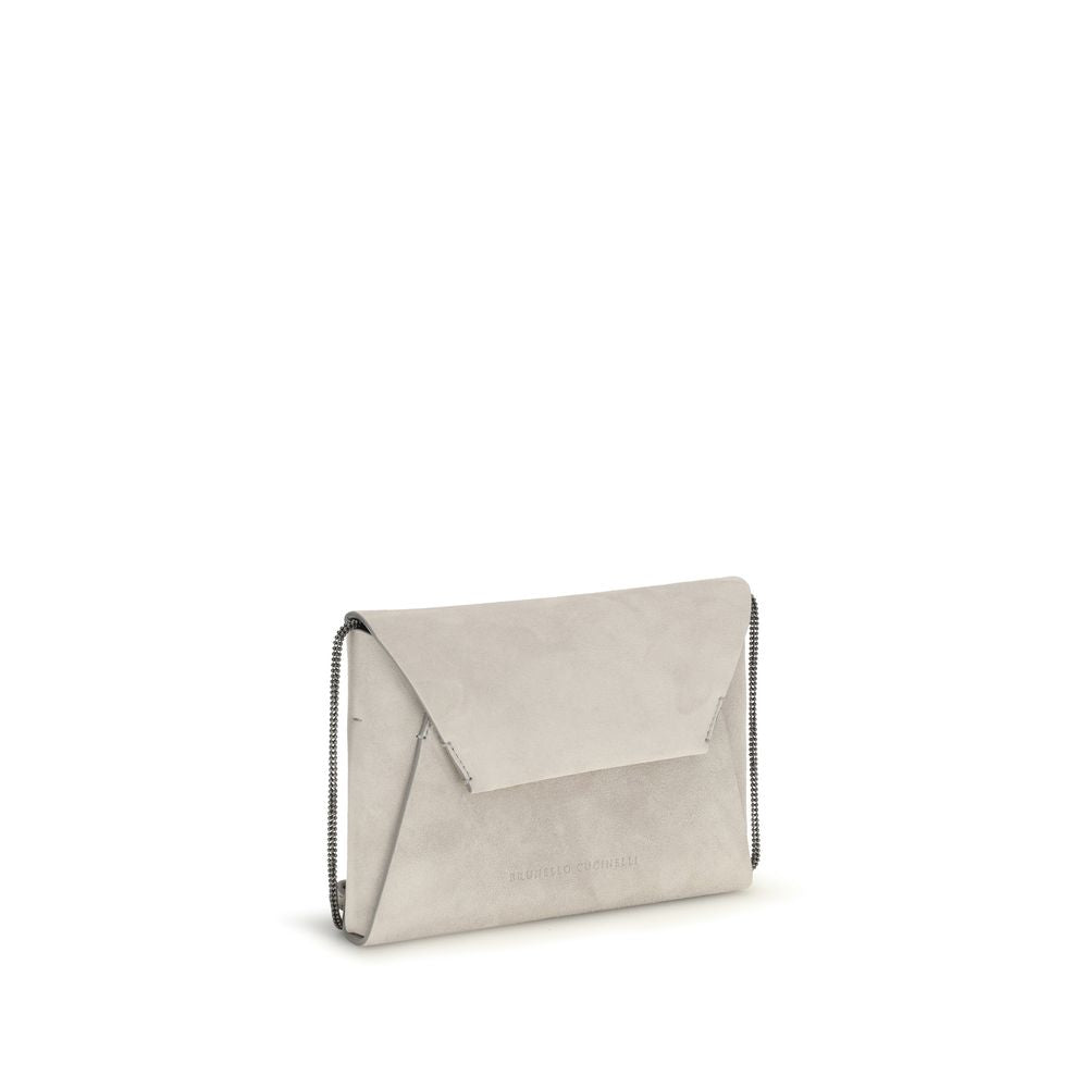 Gray Calf Leather Bos Taurus Shoulder Bag