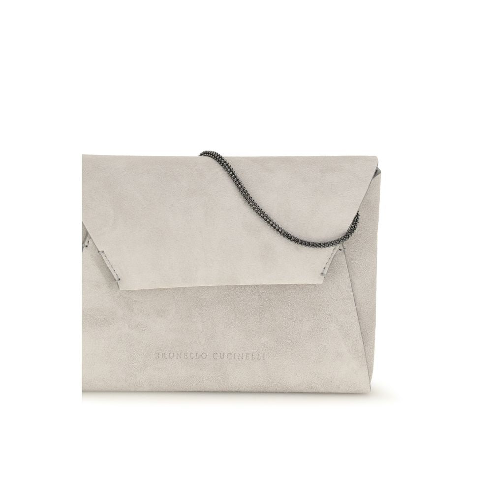 Gray Calf Leather Bos Taurus Shoulder Bag