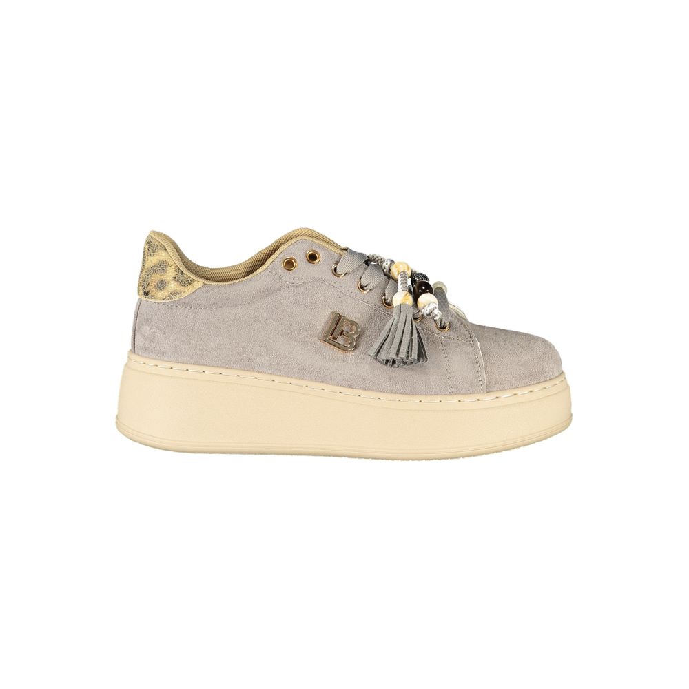 Grigio Polyurethane Women's Sneaker