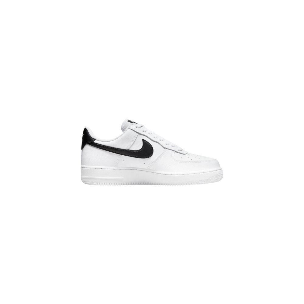 Black And White Leather Low Top Sneakers