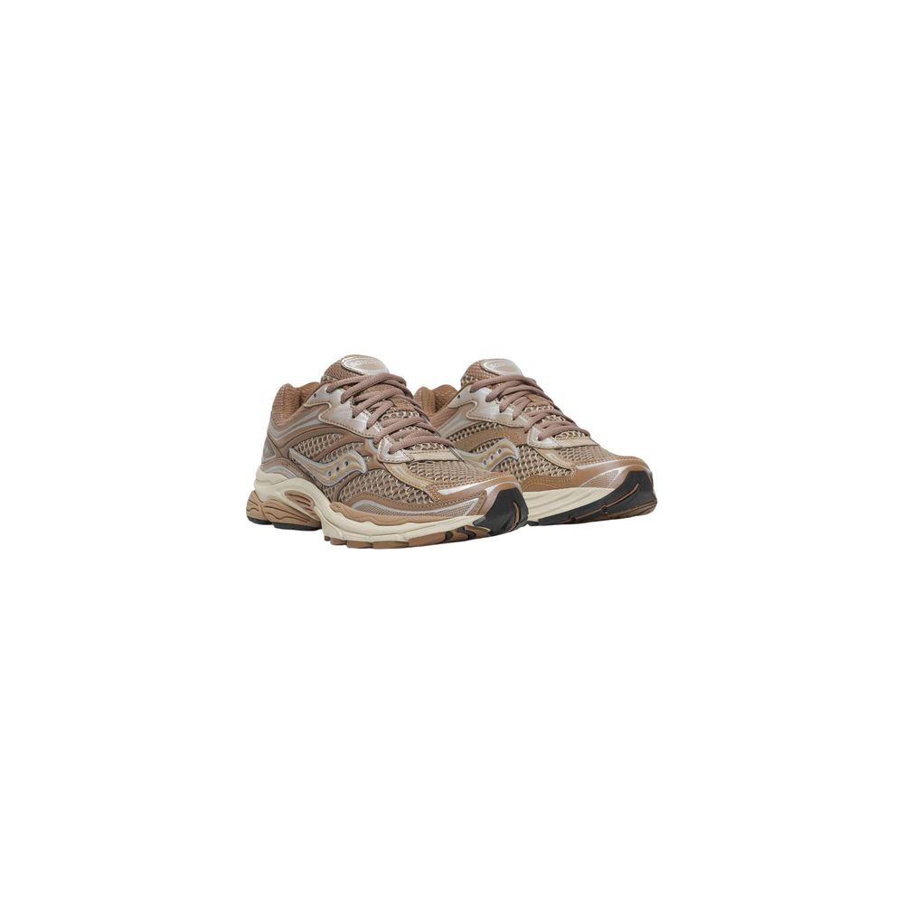 Beige Synthetic Athletic Sneakers