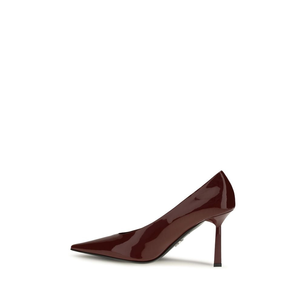 Bordeaux Goatskin High Heel Pumps