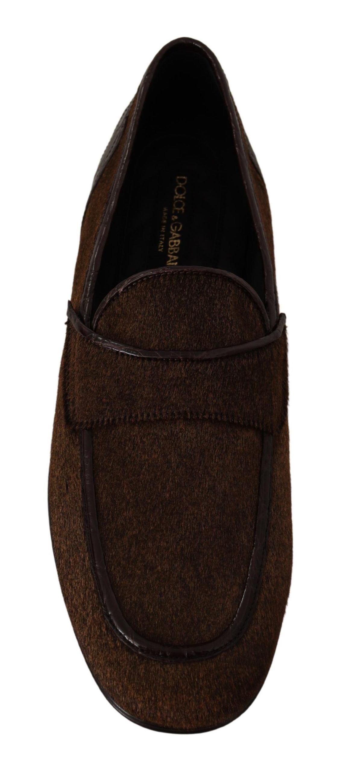 Chaussures Mocassins Brun Cuir Chaussures Sans Lacets