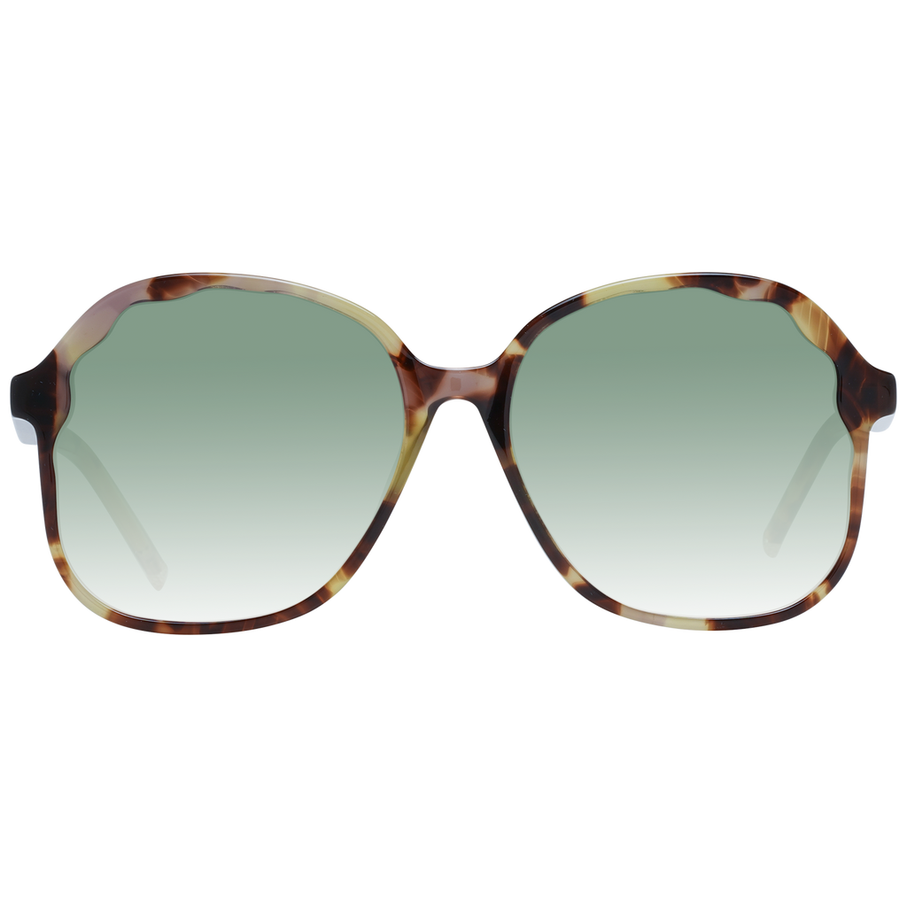 Lunettes de soleil dégradées à motif papillon chic