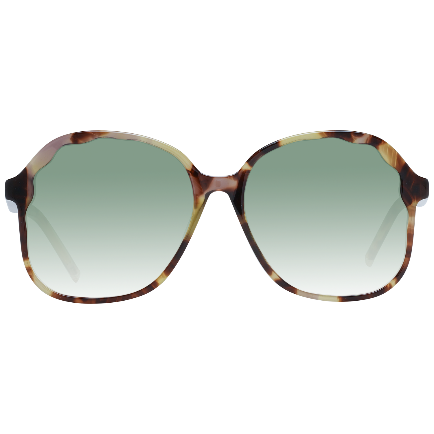 Lunettes de soleil dégradées à motif papillon chic