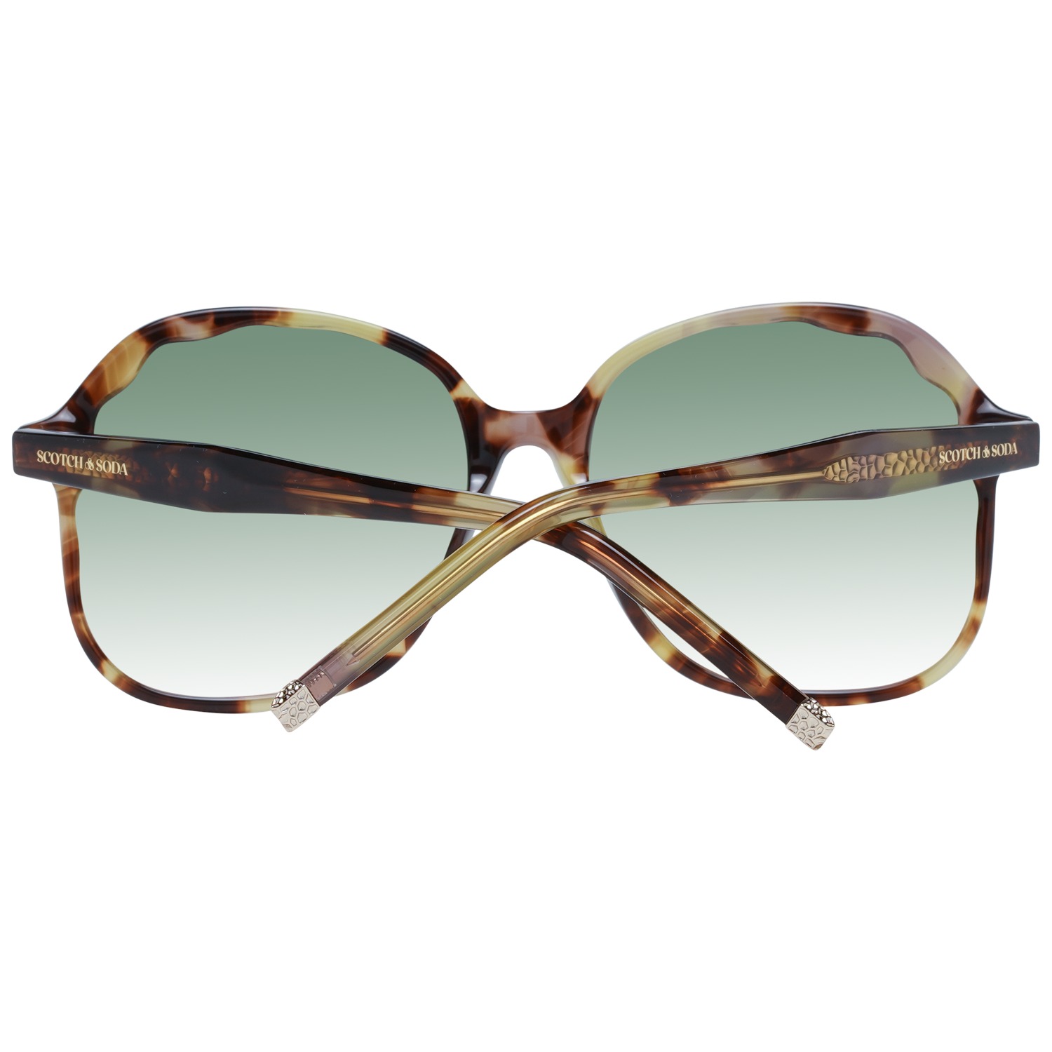 Lunettes de soleil dégradées à motif papillon chic