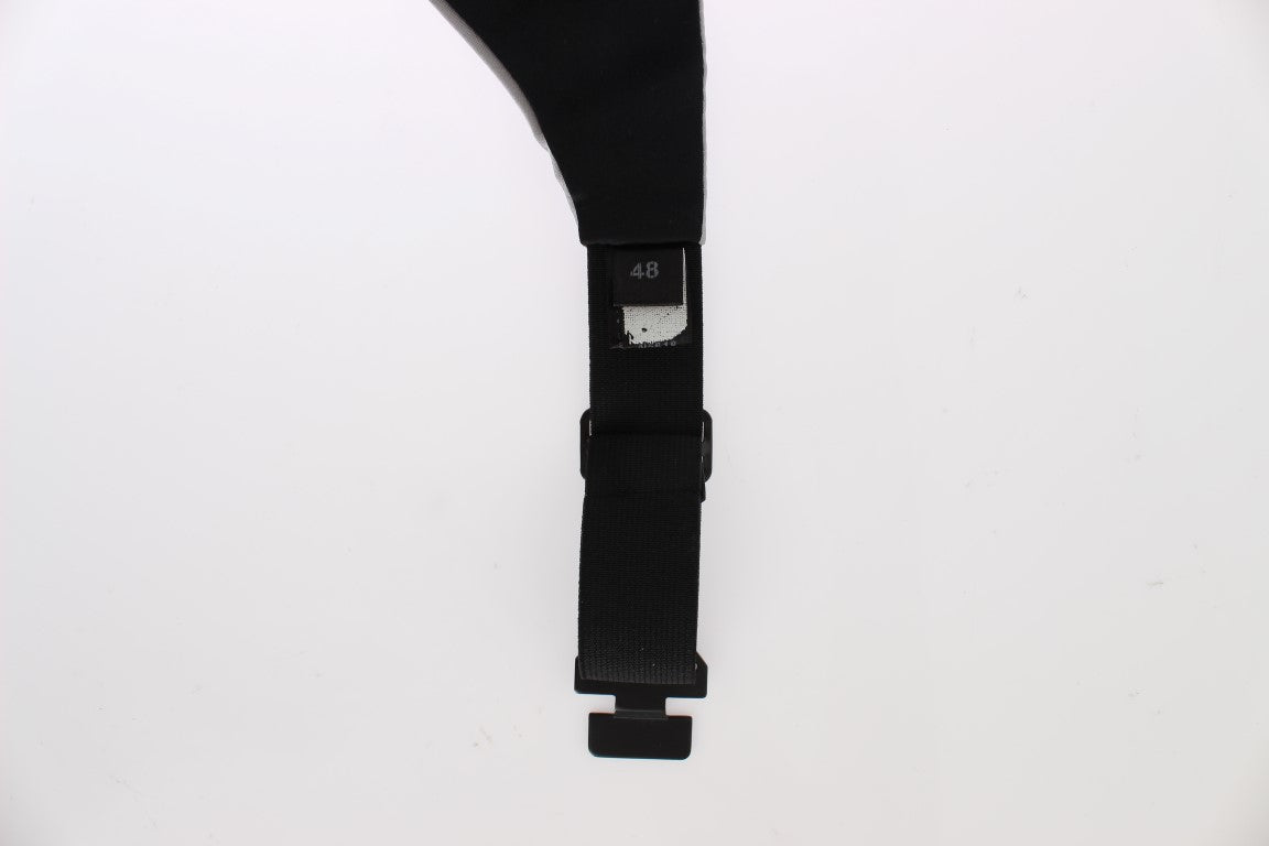 Ceinture en soie grise pour gilet