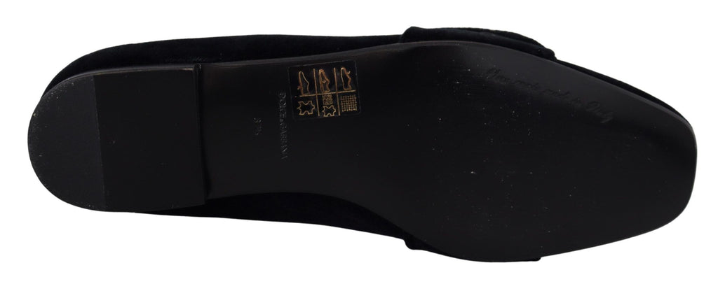 Boutures plates en velours noir avec cristaux
