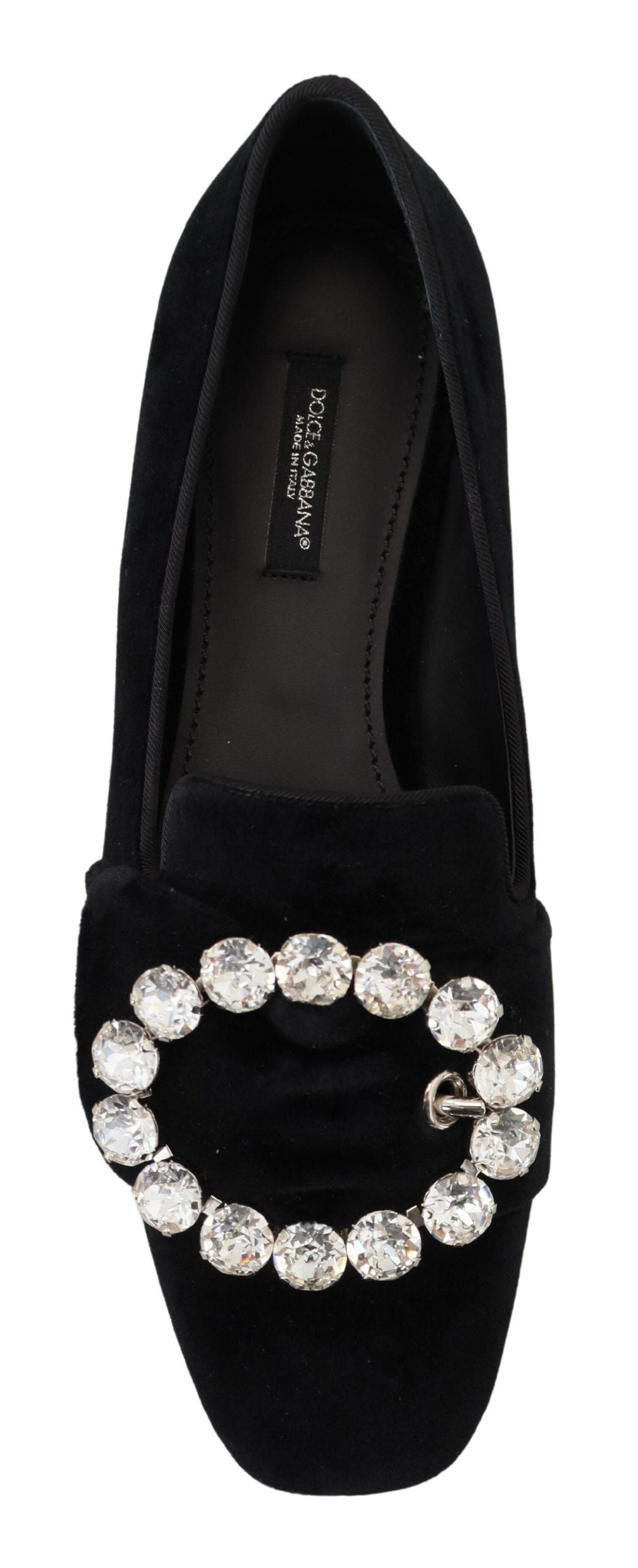 Boutures plates en velours noir avec cristaux