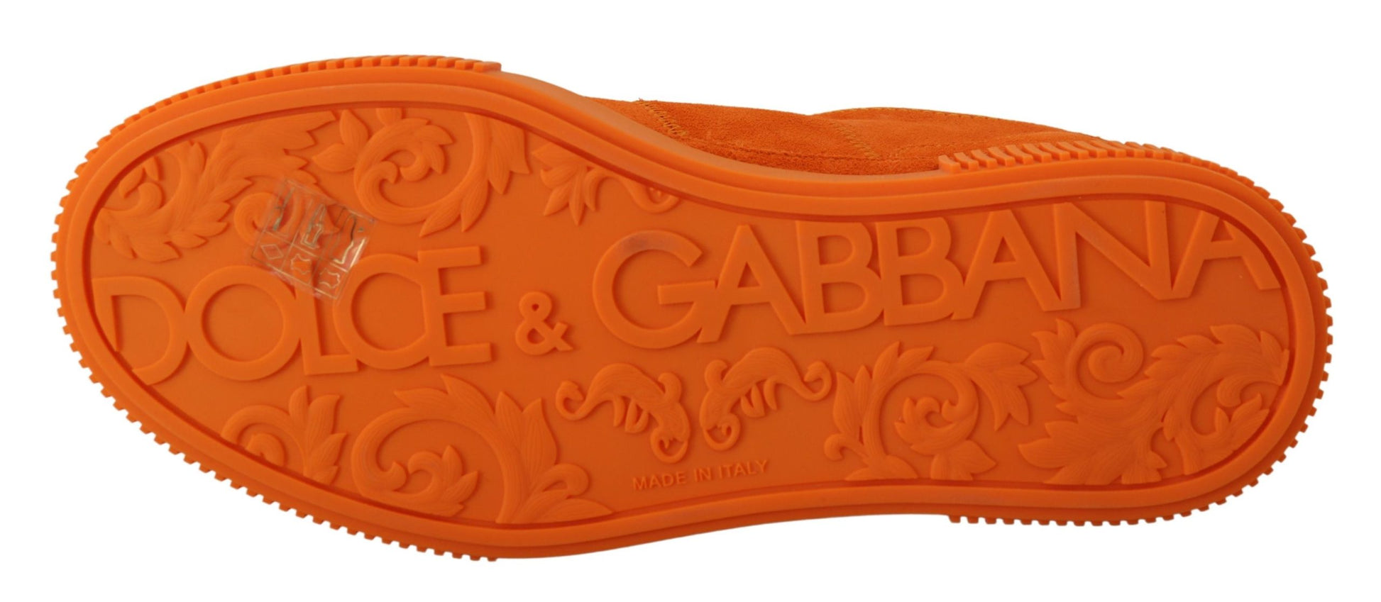 Sneakers en cuir orange Pj Tucker