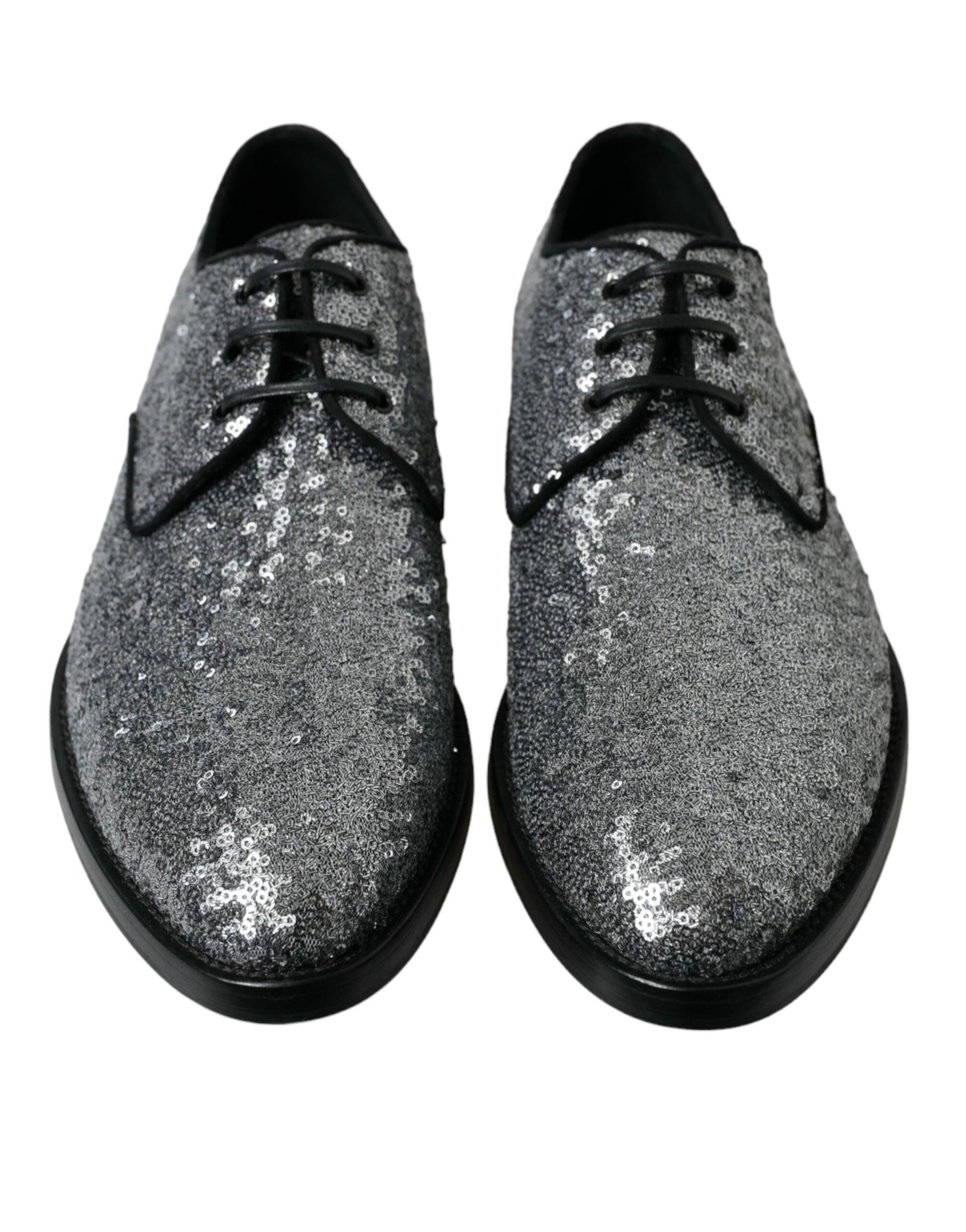 Boutures de ville à lacets pour homme, en argent pailleté