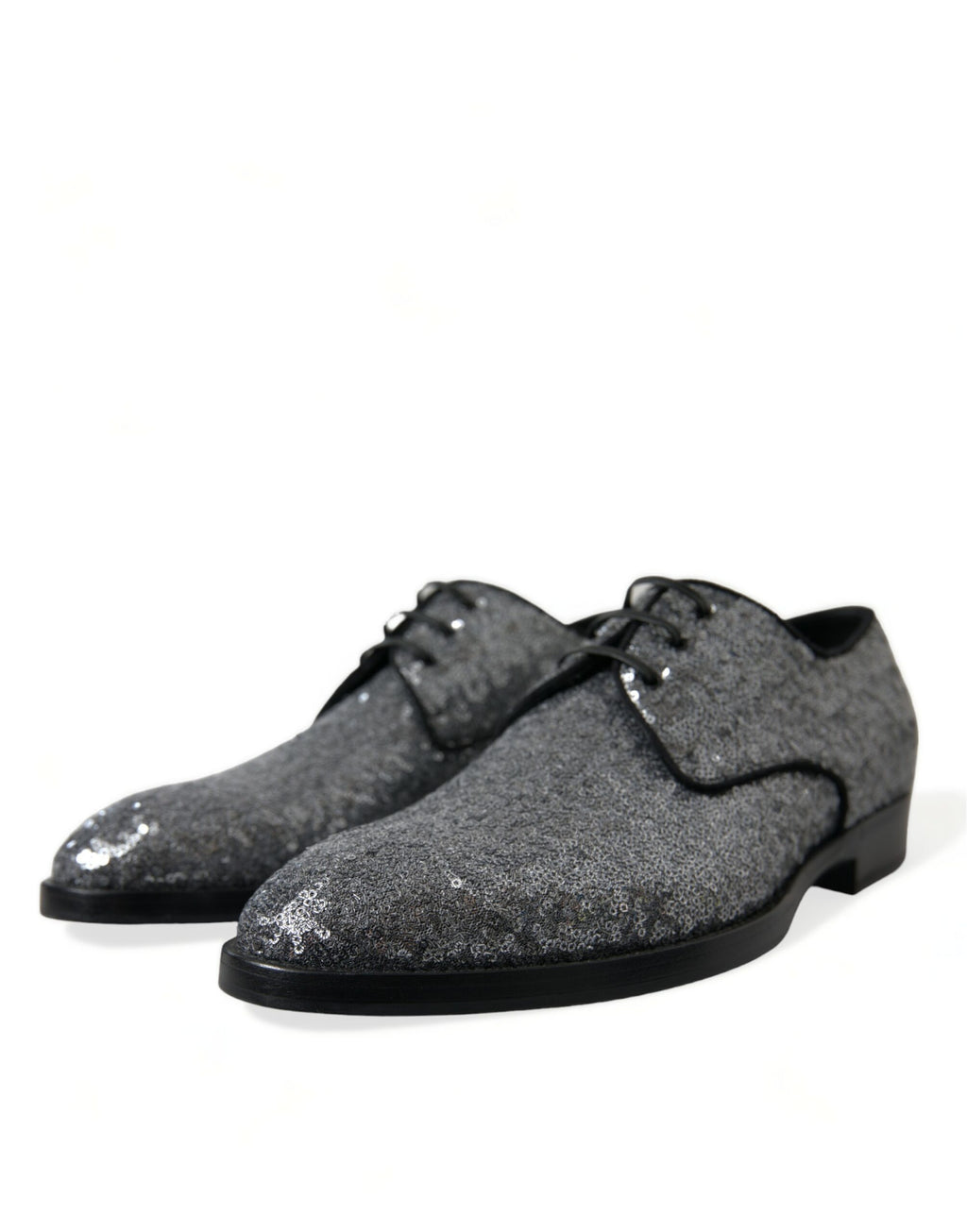 Boutures de ville à lacets pour homme, en argent pailleté