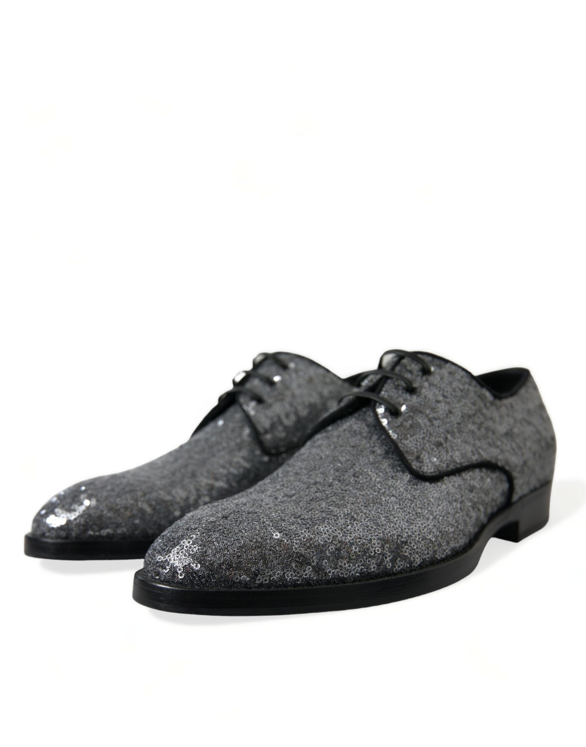 Boutures de ville à lacets pour homme, en argent pailleté