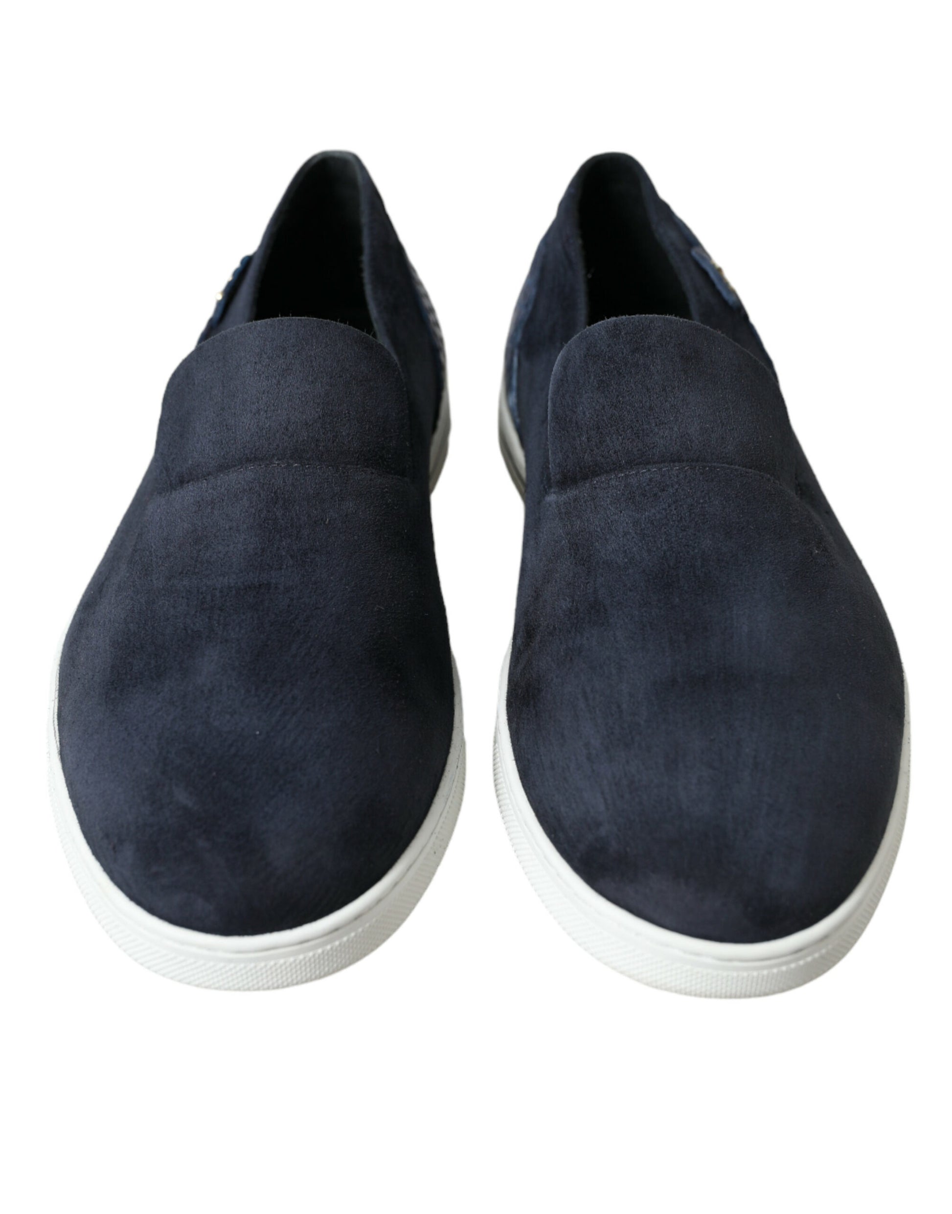 Mocassins en daim bleu Caiman, chaussures Saint-Tropez