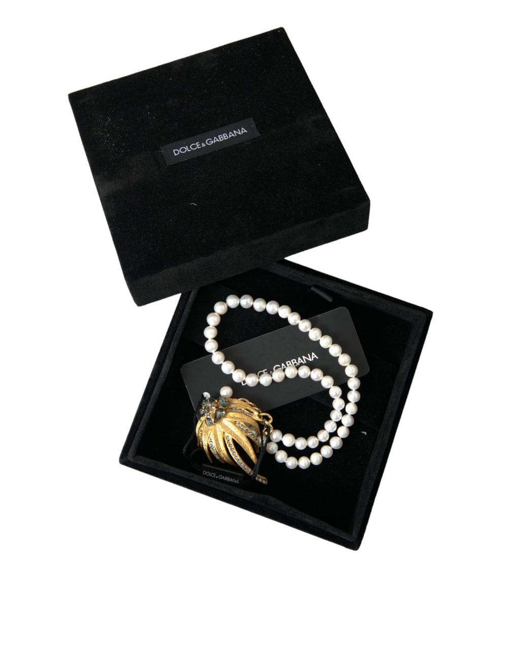 Collier avec pendentif en forme d'arbre en laiton doré, avec perles et cristaux.