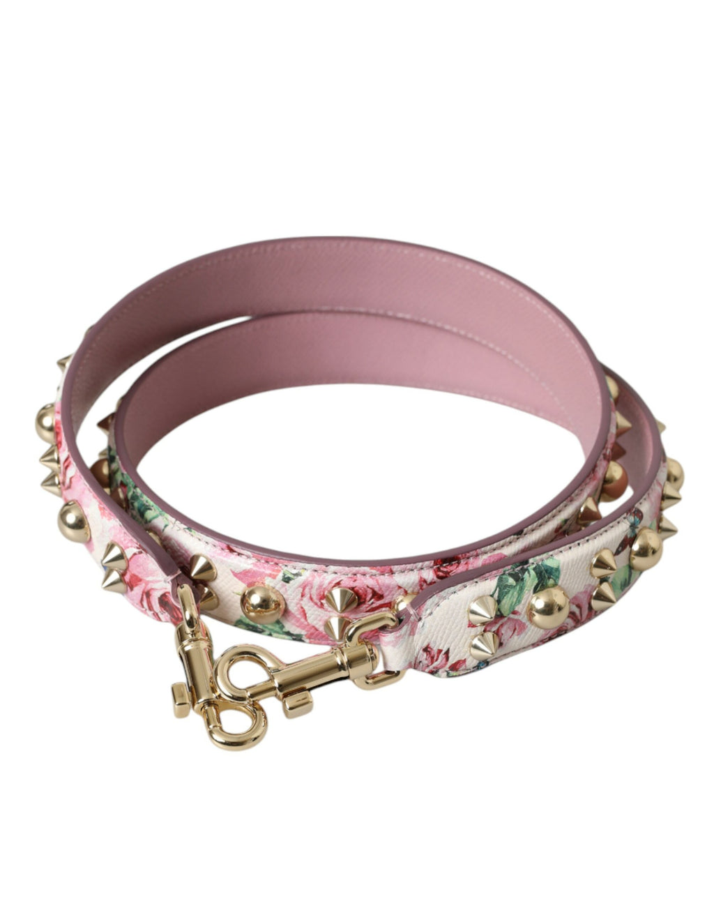 Bandoulière pour sac à main à motifs floraux roses