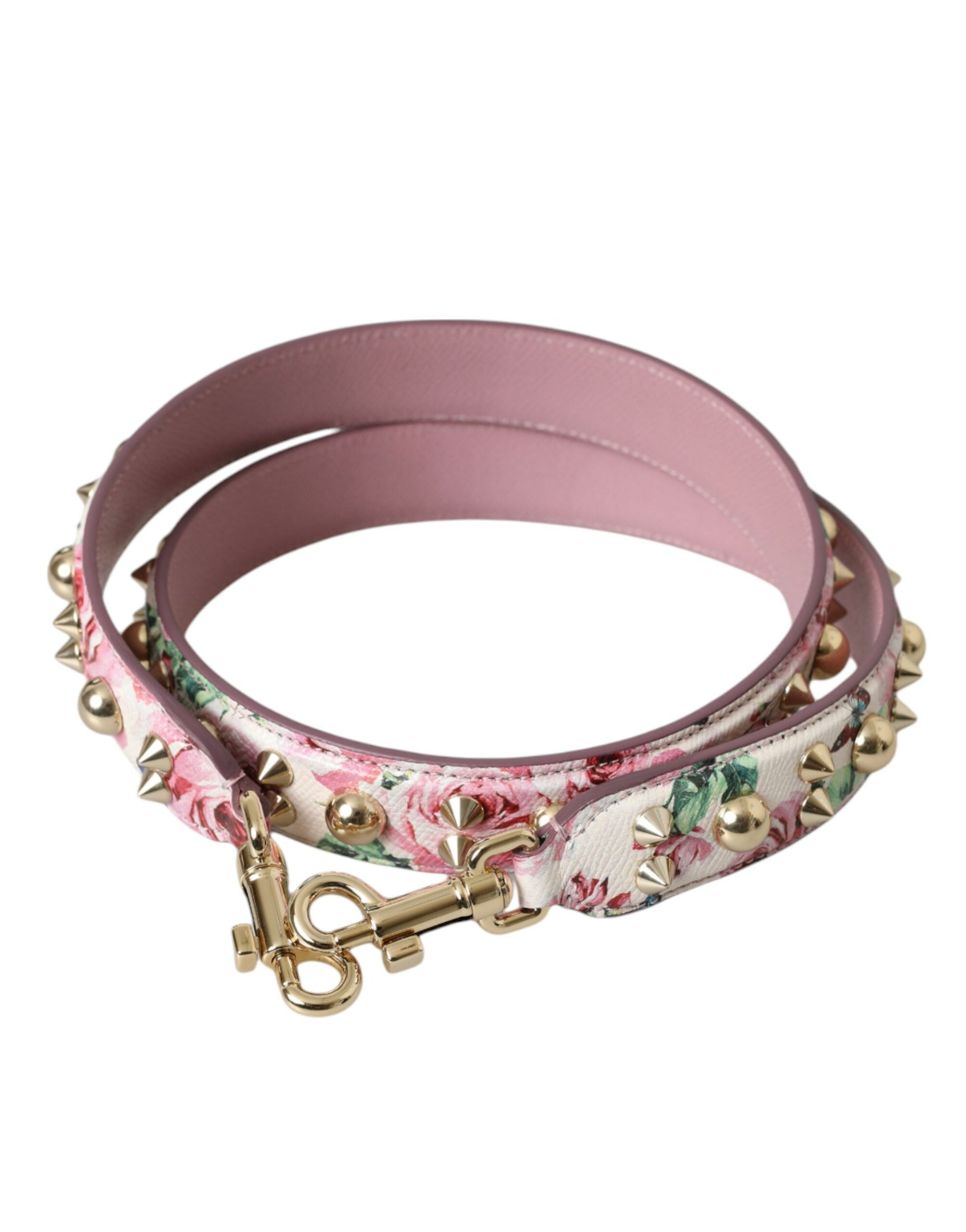 Bandoulière pour sac à main à motifs floraux roses