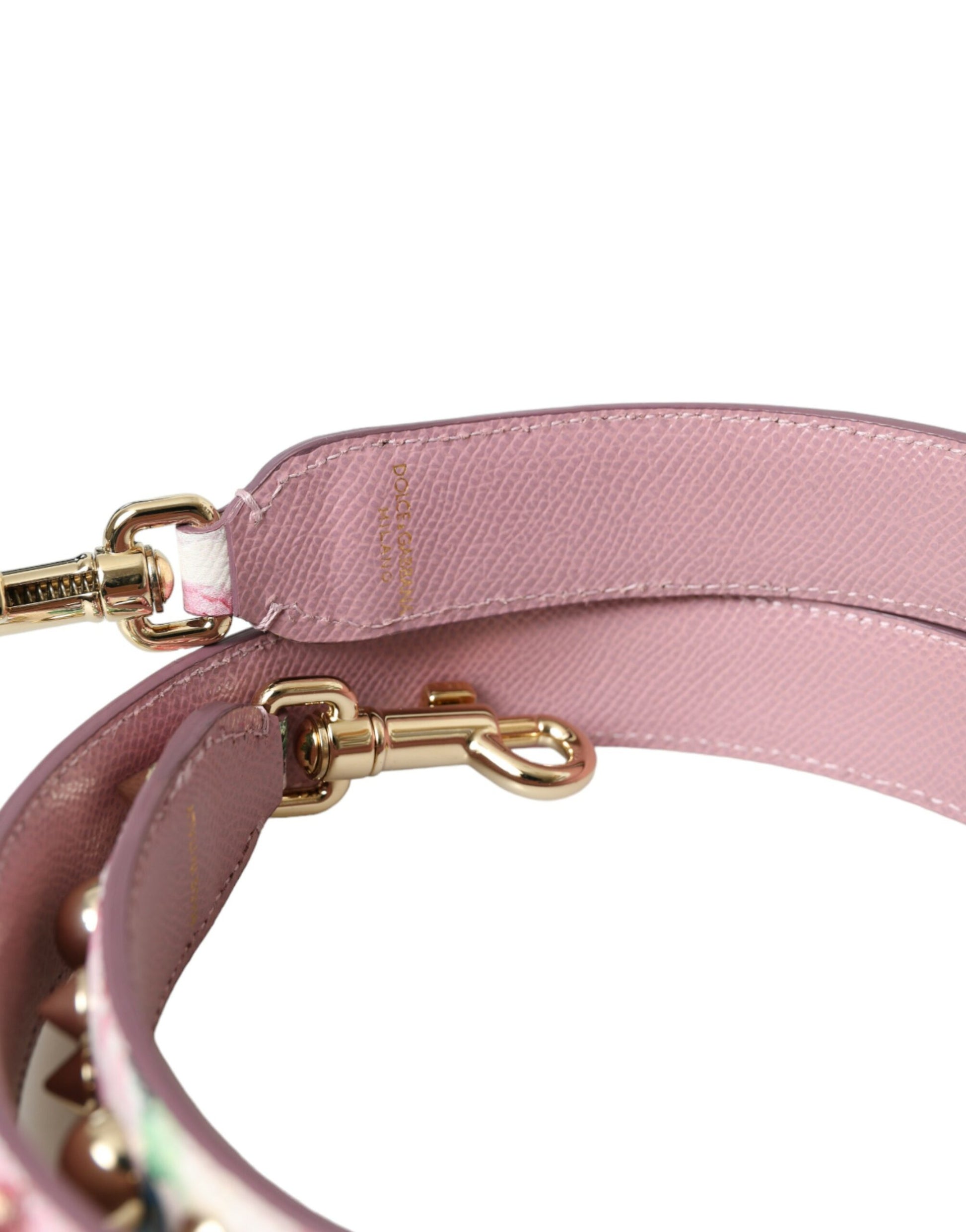 Bandoulière pour sac à main à motifs floraux roses