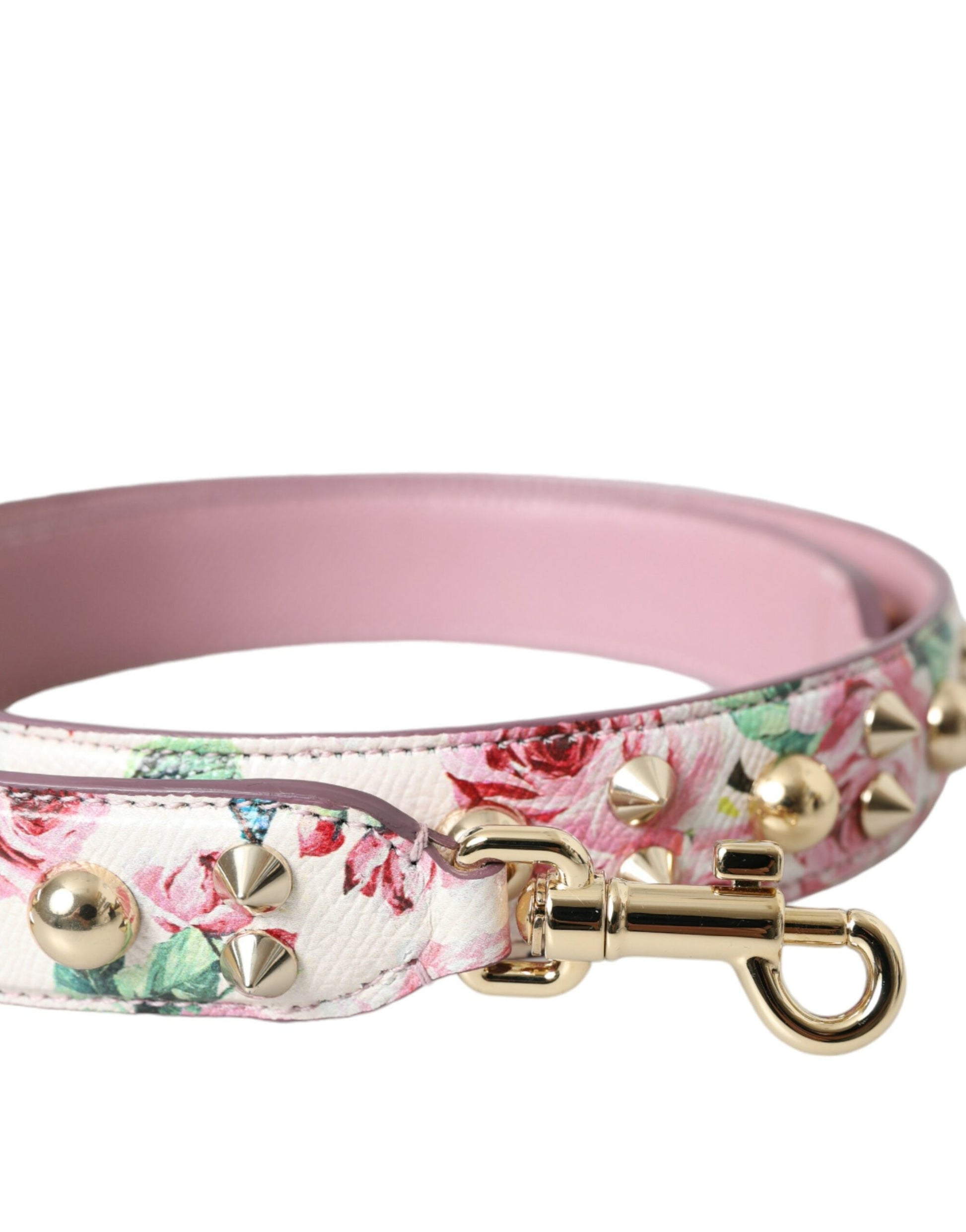 Bandoulière pour sac à main à motifs floraux roses