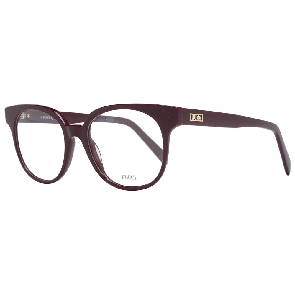 Burgundy Plastic Glasses (Frames)