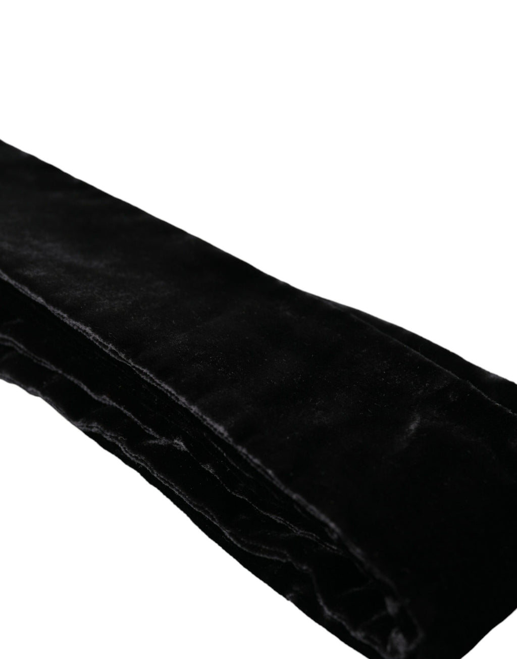 Ceinture large en viscose noire pour femme