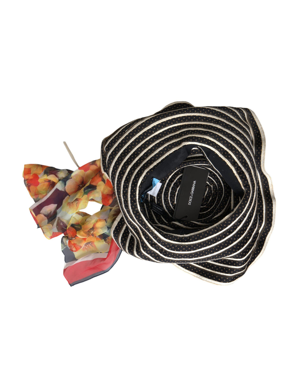 Chapeau souple à large bord multicolore fantaisie