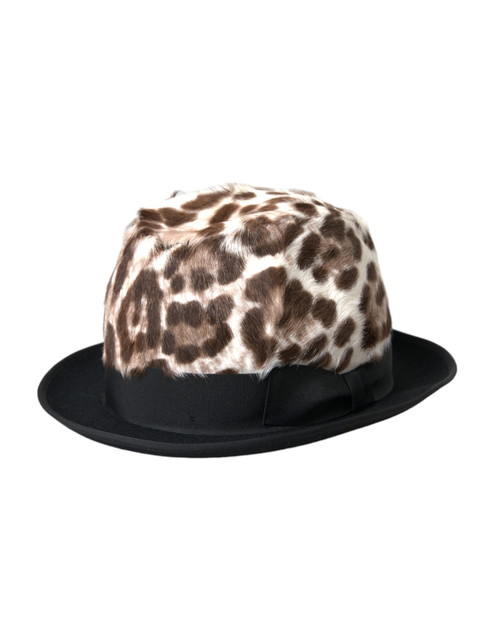 Chapeau Fedora pour femme, motif léopard multicolore