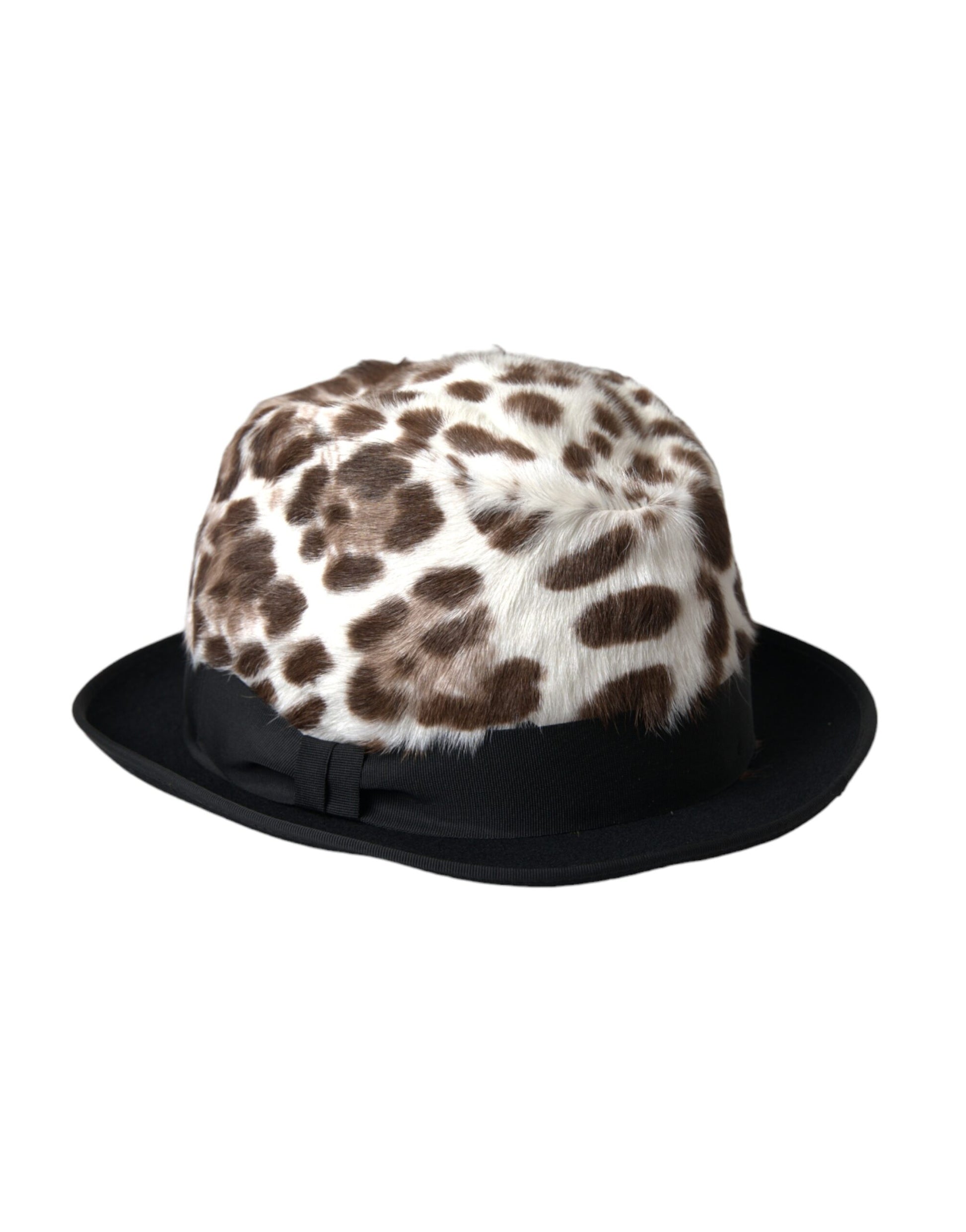 Chapeau Fedora pour femme, motif léopard multicolore