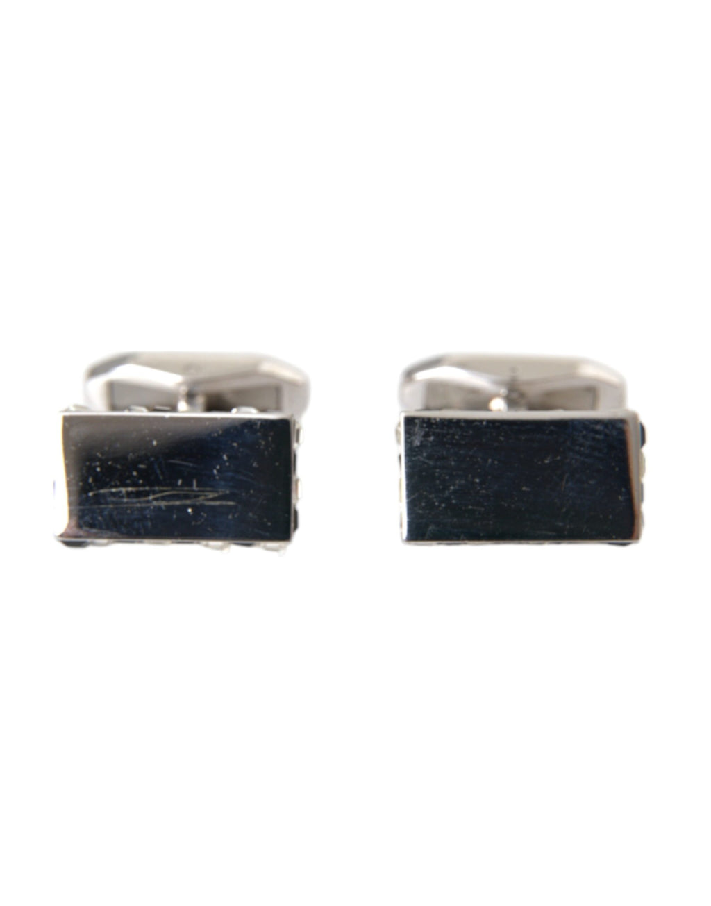 Broche en laiton plaqué argent, boutons de manchette pour homme.