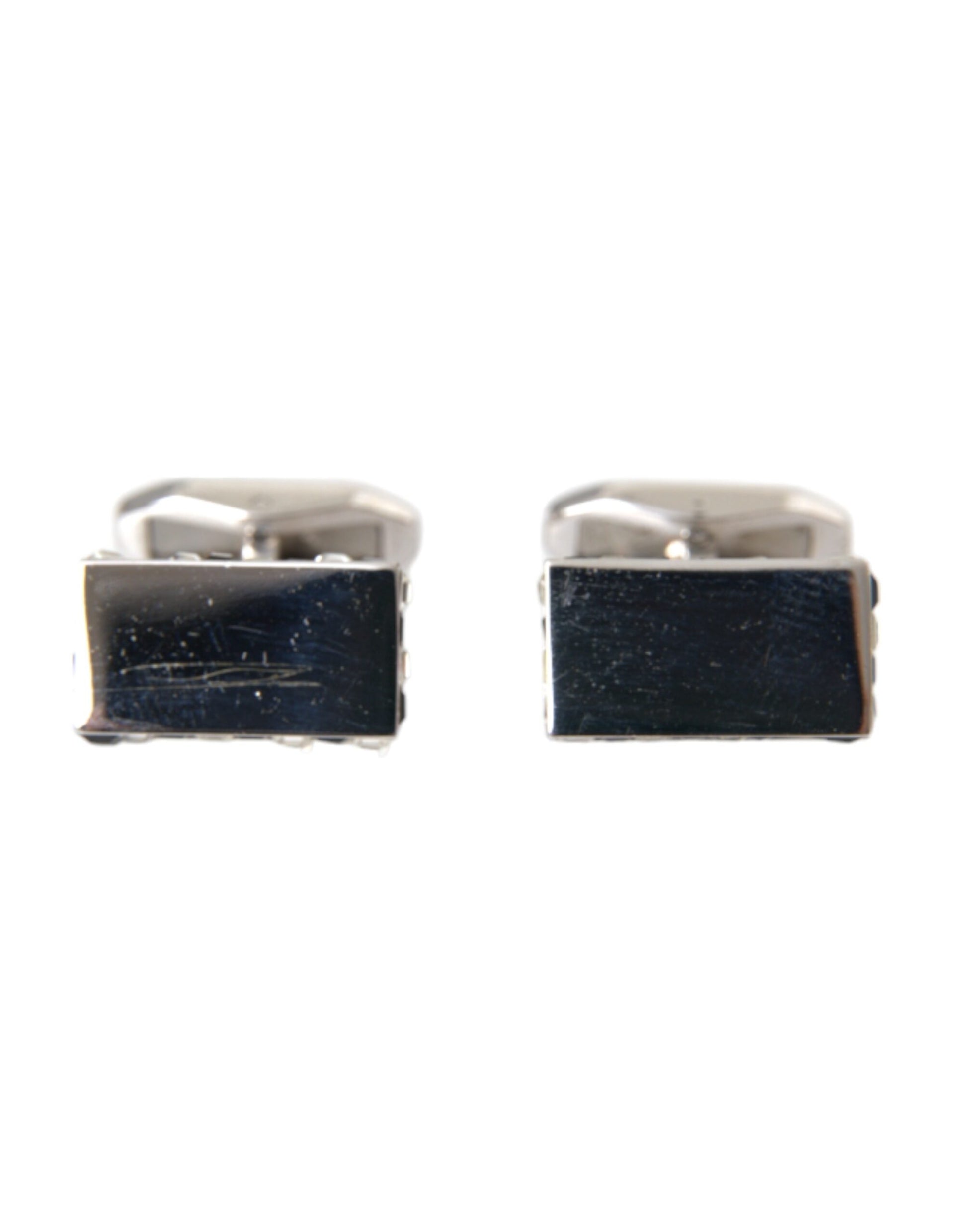 Broche en laiton plaqué argent, boutons de manchette pour homme.