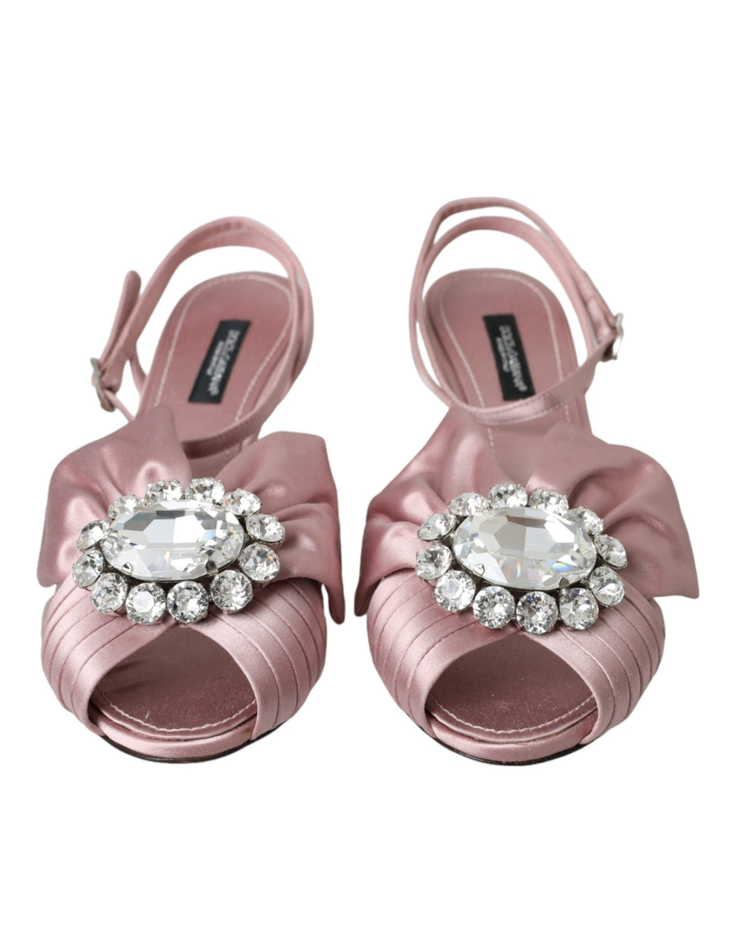 Sandales à talons hauts Keira en cristal rose